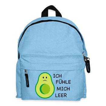 Avocado - Kinder Rucksack - Hellblau - Vorne