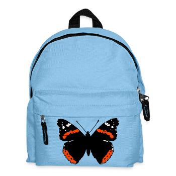 Admiral Butterfly - Kids' Backpack - light blue - Front