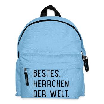 bestes herrchen der welt - Kinder Rucksack - Hellblau - Vorne