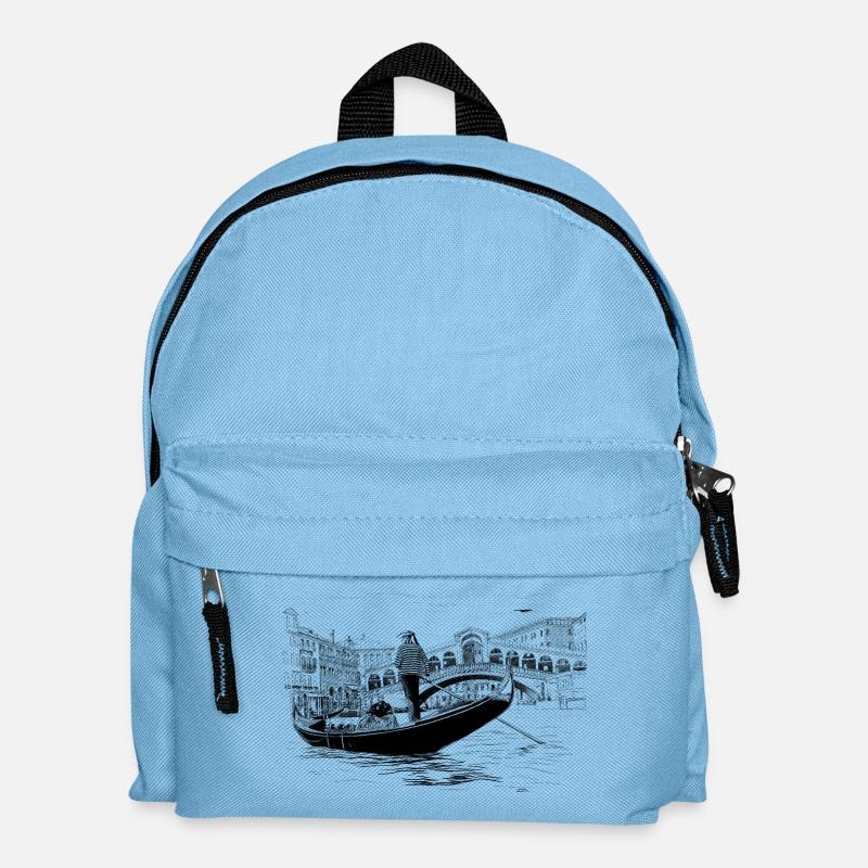 Venedig - Kinder Rucksack - Hellblau