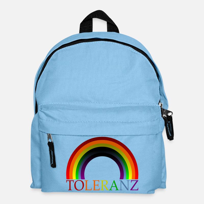 TOLERANZ REGENBOGENFAHNE DIVERSITÄT VIELFALT - Kinder Rucksack - Hellblau