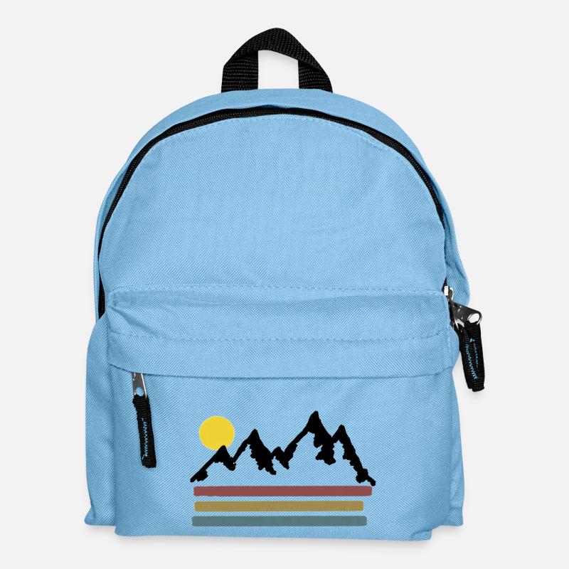 Erkunde und entdecke - Kinder Rucksack - Hellblau