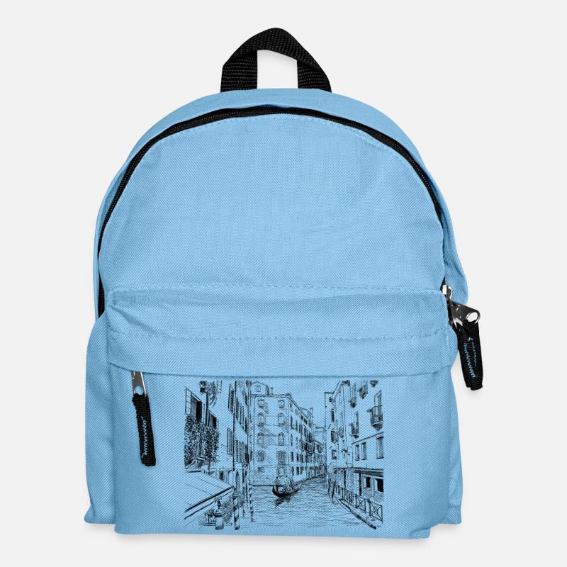 Venedig - Kinder Rucksack - Hellblau