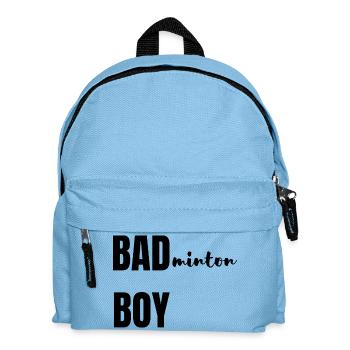 Bad(minton) Boy - Kinder Rucksack - Hellblau - Vorne
