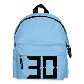 30 ANS. 30. 30e ANNIVERSAIRE. ANNIVERSAIRE 30 ANS - Sac à dos Enfant - bleu clair - Devant