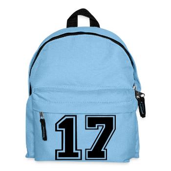 17 - Kinder Rucksack - Hellblau - Vorne