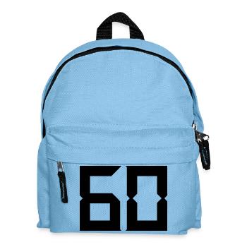 60. 60 YEARS. 60th ANNIVERSARY. 60TH BIRTHDAY. - Kids' Backpack - light blue - Front