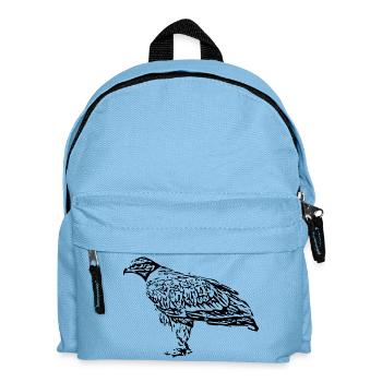 Peregrine falcon Faucan bird predator - Kids' Backpack - light blue - Front