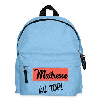 THANK YOU. MISTRESS. THANK YOU MISTRESS. MISTRESS - Kids' Backpack - light blue - Front