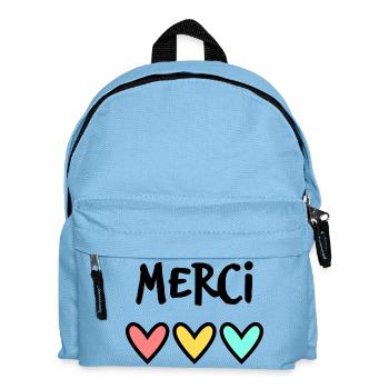 THANK YOU. MISTRESS. MASTER. THANK YOU MISTRESS - Kids' Backpack - light blue - Front