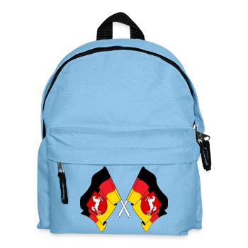 Vaggen durchquerte Niedersachsen - Kinder Rucksack - Hellblau - Vorne