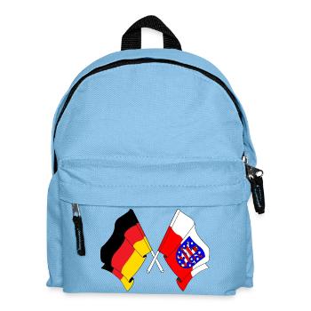 Flag Germany Thuringia - Kids' Backpack - light blue - Front