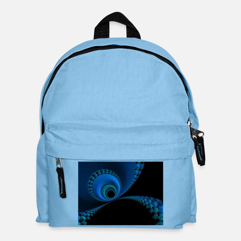 Abstraction - Sac à dos Enfant - bleu clair