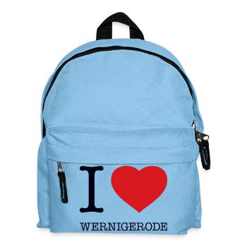 I LOVE WERNIGERODE - Kids' Backpack - light blue - Front