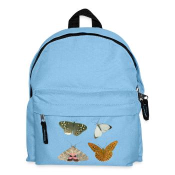 Insekten Schmetterlinge - Kinder Rucksack - Hellblau - Vorne