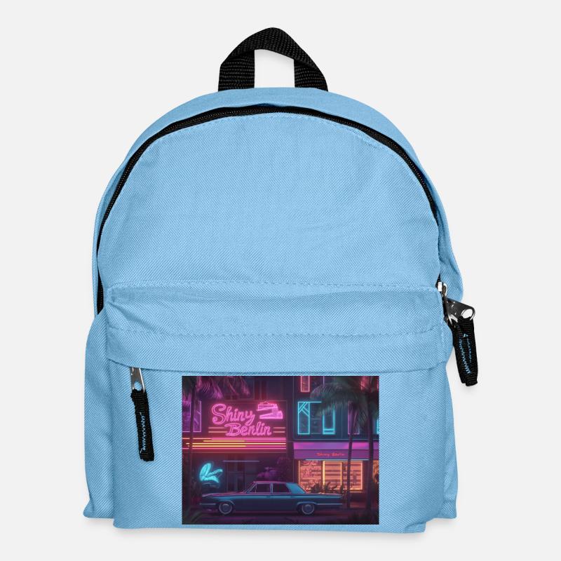 Shiny Ocean drive - Kinder Rucksack - Hellblau