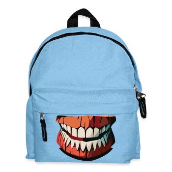 Darkjaws gespenstisches Lächeln - Kinder Rucksack - Hellblau - Vorne