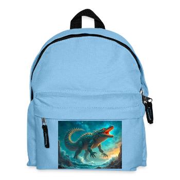 Cipactli, monstre de création aztèque de primordial - Sac à dos Enfant - bleu clair - Devant