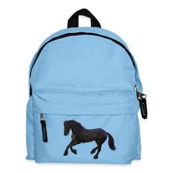 Horse - Kids' Backpack - light blue - Front