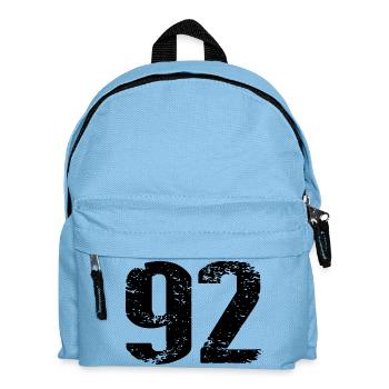 92 Number Jersey - Kids' Backpack - light blue - Front