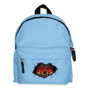 German Shepherd Germany Flag - Kids' Backpack - light blue - Front