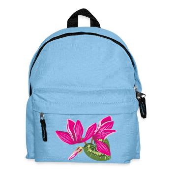 Bouquet of cyclamens flowers - Kids' Backpack - light blue - Front