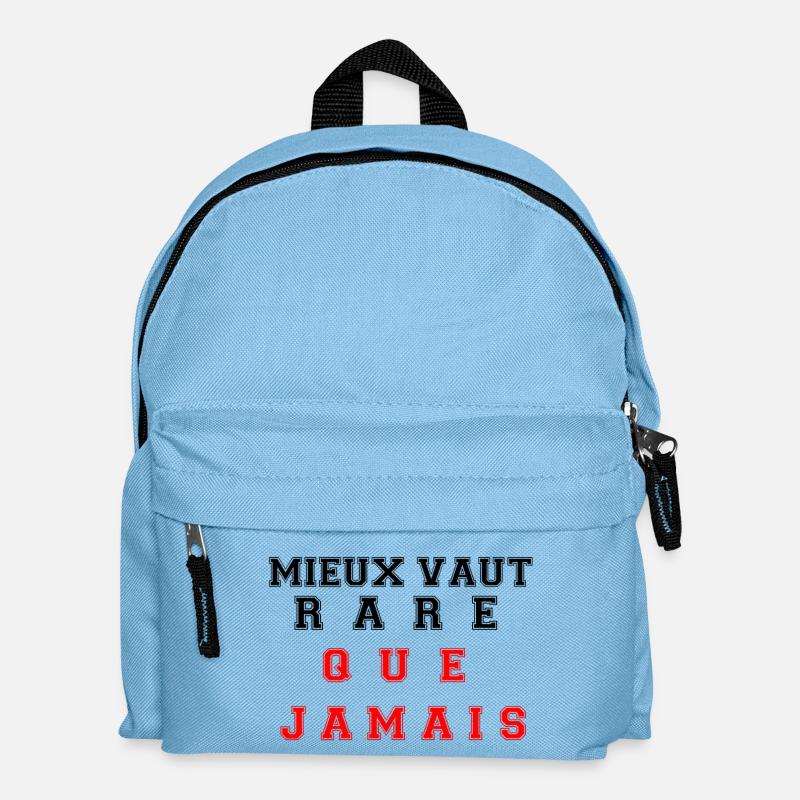 Better rare than never - Kids' Backpack - light blue