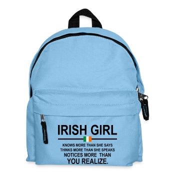 Irish Girl  - Kids' Backpack - light blue - Front