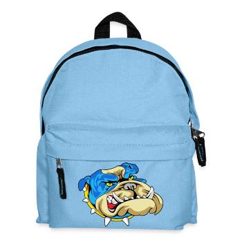 Blue Bulldog Snarl - Kids' Backpack - light blue - Front