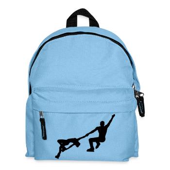 Eiskunstlauf - Kinder Rucksack - Hellblau - Vorne