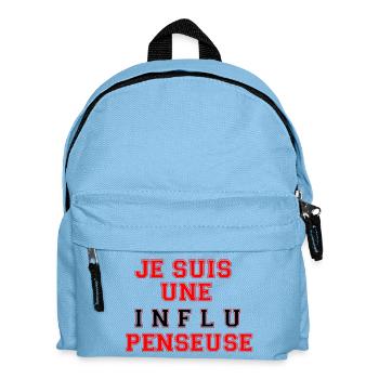 I'm an influencer - Kids' Backpack - light blue - Front