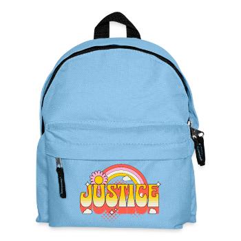 Justice Justice Liberté Tolérance de la paix - Sac à dos Enfant - bleu clair - Devant