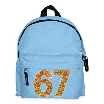 Africa Tribal 67 Pattern - Kids' Backpack - light blue - Front
