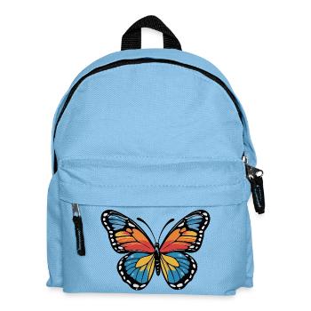 Colorful butterfly play of colors - Kids' Backpack - light blue - Front