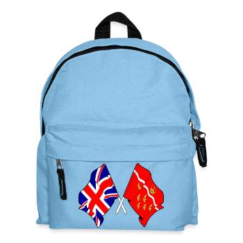 East Sussex & Great Britain Cross - Kinder Rucksack - Hellblau - Vorne