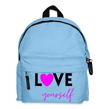 AIME-TOI ROSE ! SENTIMENT D’AUTONOMISATION MENTALE - Sac à dos Enfant - bleu clair - Devant