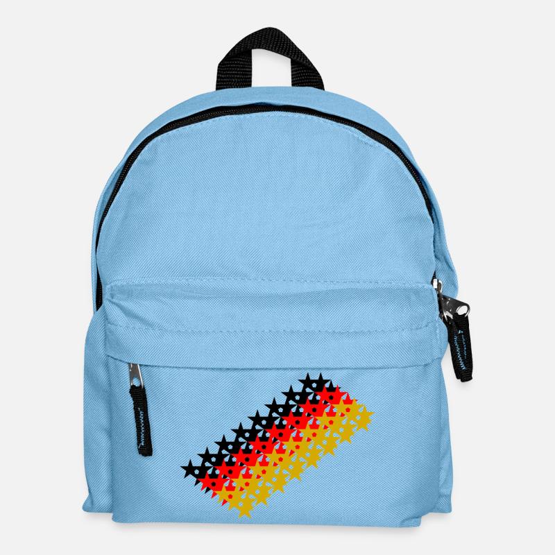 Stars German flag Sporting events - Kids' Backpack - light blue