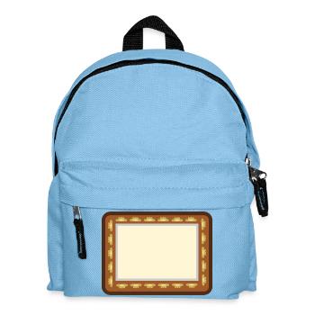 Picture frame - Kids' Backpack - light blue - Front