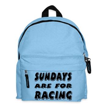 Car - Kids' Backpack - light blue - Front