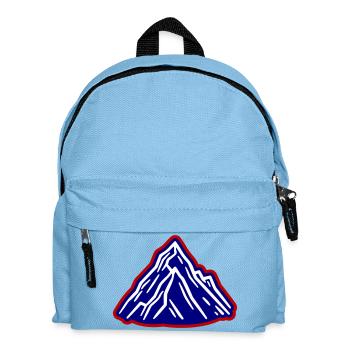 Montagnes Symbole des Alpes - Sac à dos Enfant - bleu clair - Devant