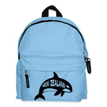 Nouvelle-Zélande Orque épaulard - Sac à dos Enfant - bleu clair - Devant