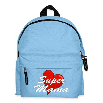 Super maman - Sac à dos Enfant - bleu clair - Devant