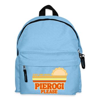 Pierogi One more dumpling, please Polish Cuisine - Kids' Backpack - light blue - Front