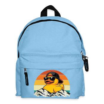 Cool Rubber Duck Duck Lover Duckie Duckling - Kids' Backpack - light blue - Front