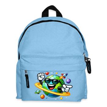Earth Sunglasses Space Travel - Kids' Backpack - light blue - Front