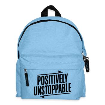 Absolut unaufhaltsam - Kinder Rucksack - Hellblau - Vorne