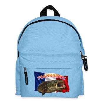Wels Angeln Frankreich - Rhone Monster - Kinder Rucksack - Hellblau - Vorne