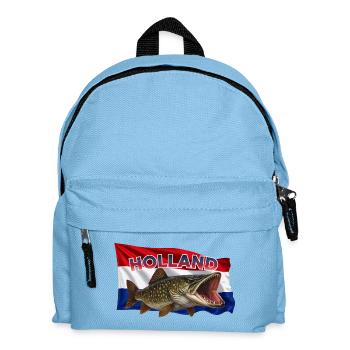 Pêche au brochet Hollande - Pêche au Polder - Sac à dos Enfant - bleu clair - Devant