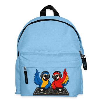 Parrots DJ Duo - Kids' Backpack - light blue - Front