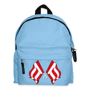 Eindhoven Zwillingsflaggen - Kinder Rucksack - Hellblau - Vorne